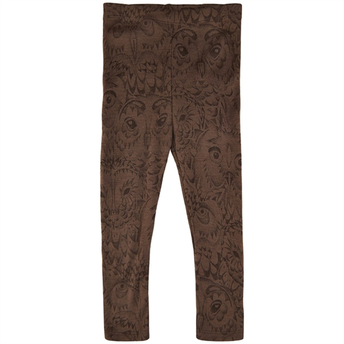Soft Gallery Cocoa Brown Hello Owl Paula Wool Leggings