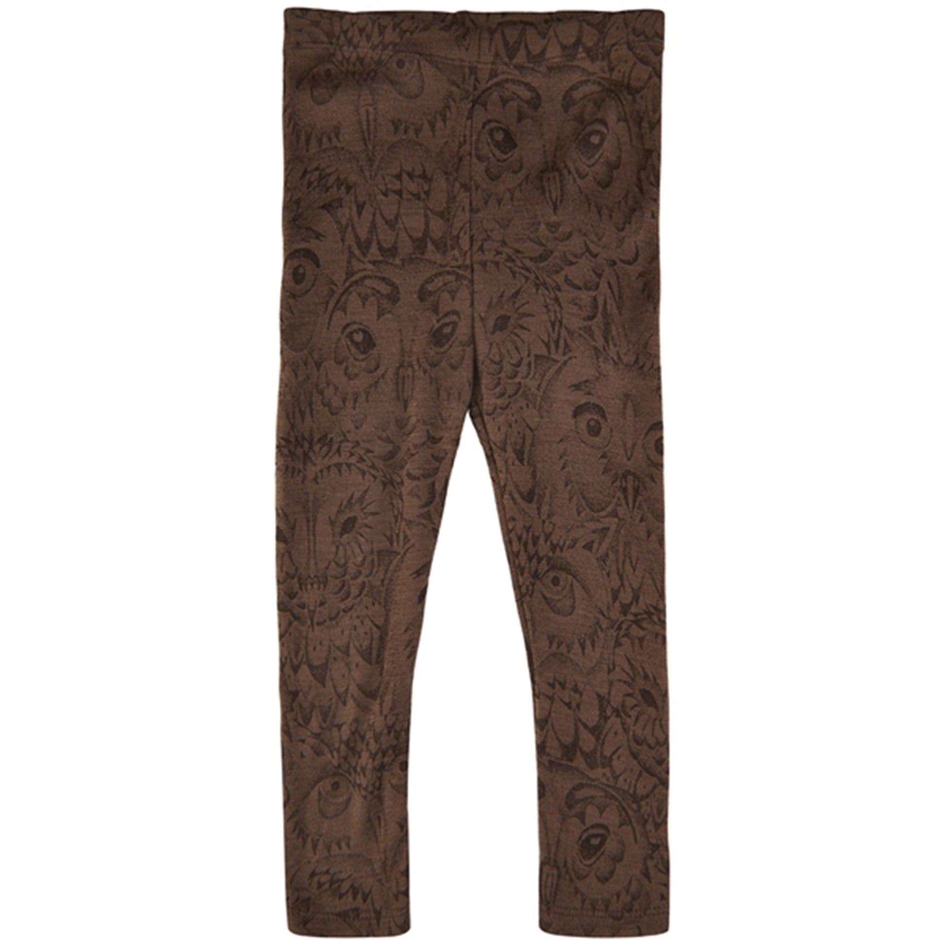 Soft Gallery Cocoa Brown Hello Owl Paula Wool Leggings