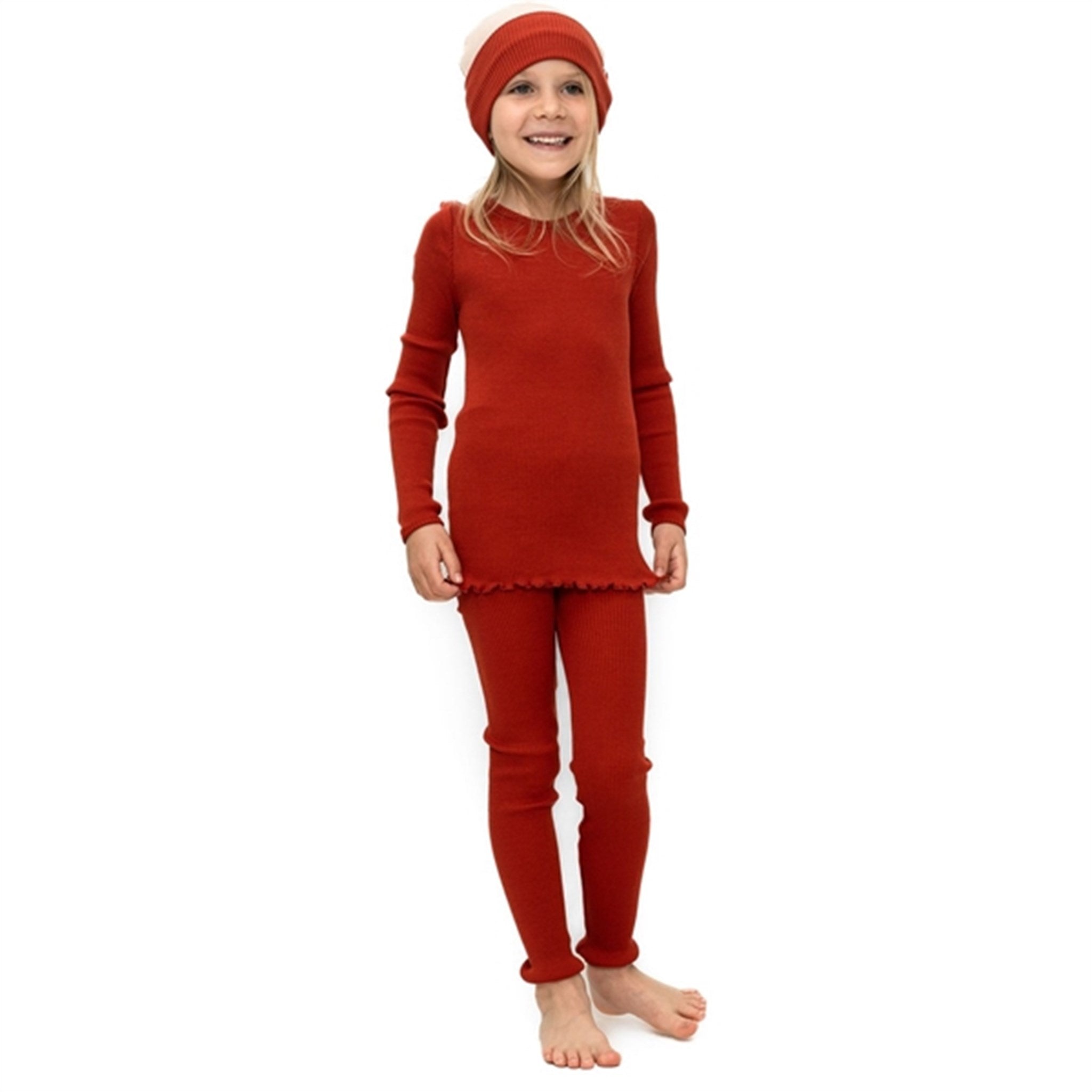 Minimalisma Bergen Blouse for kids Poppy Red 3