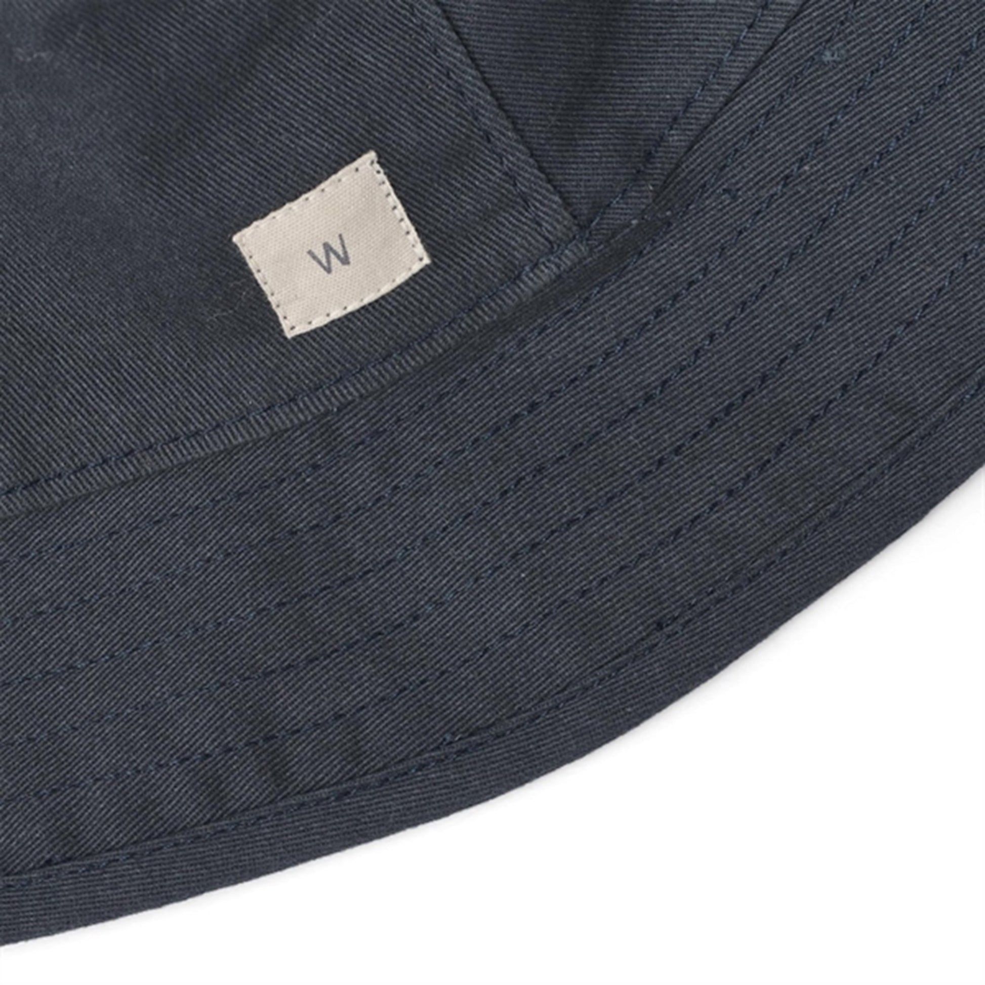 Wheat Navy Bucket Hat Embroidery Alec