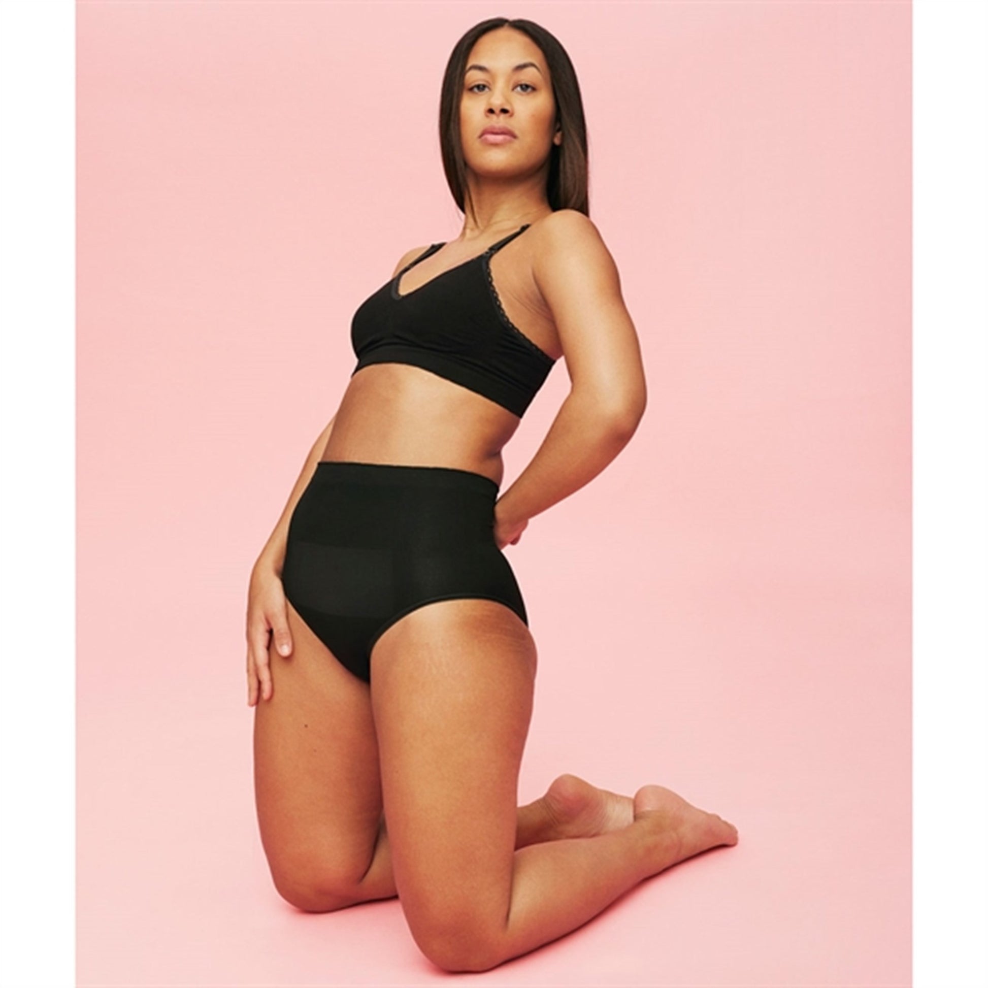 momkind C-section Panties – Support Scar and Belly Black