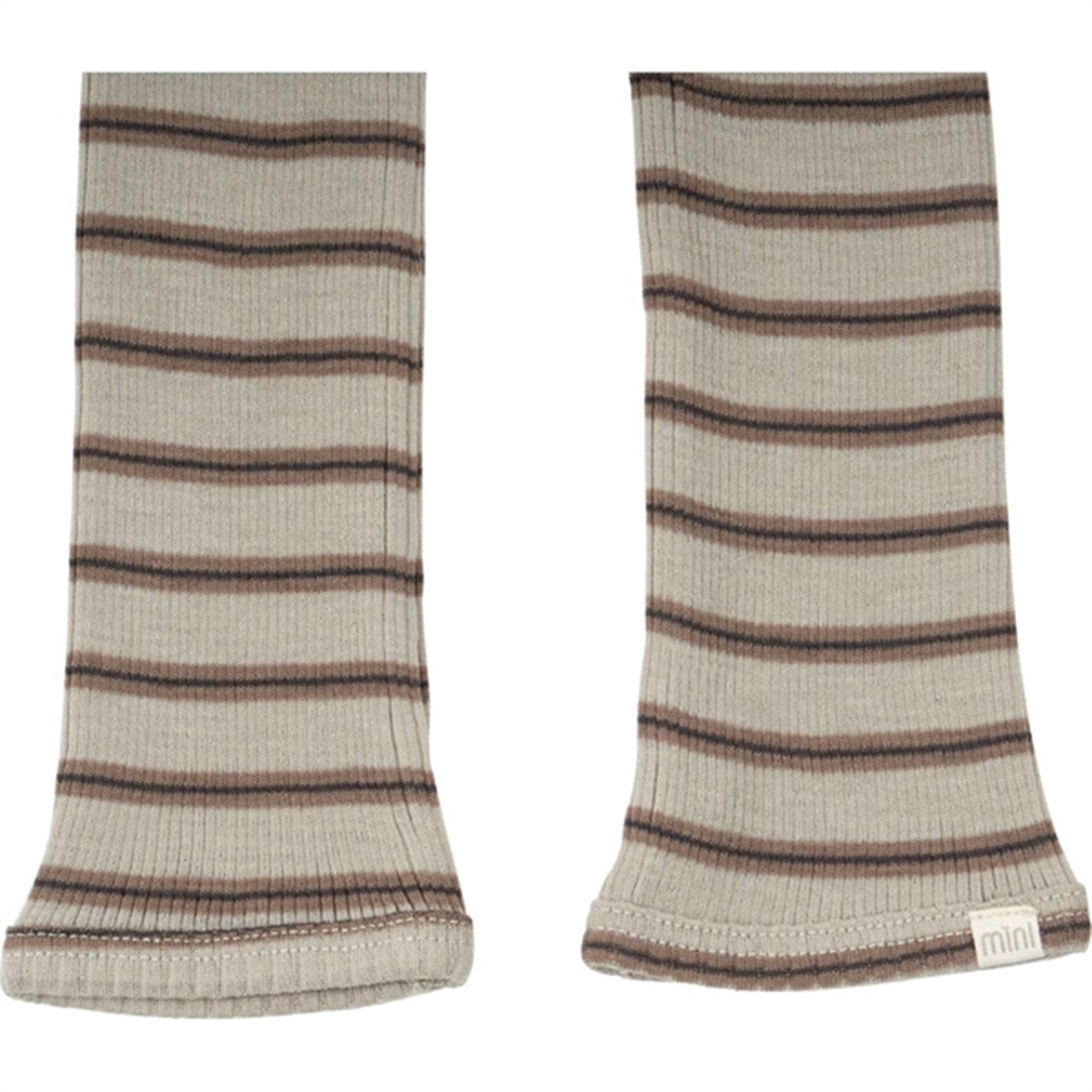 Minimalisma Wool Arona Leggings Winter Fog Stripes 3