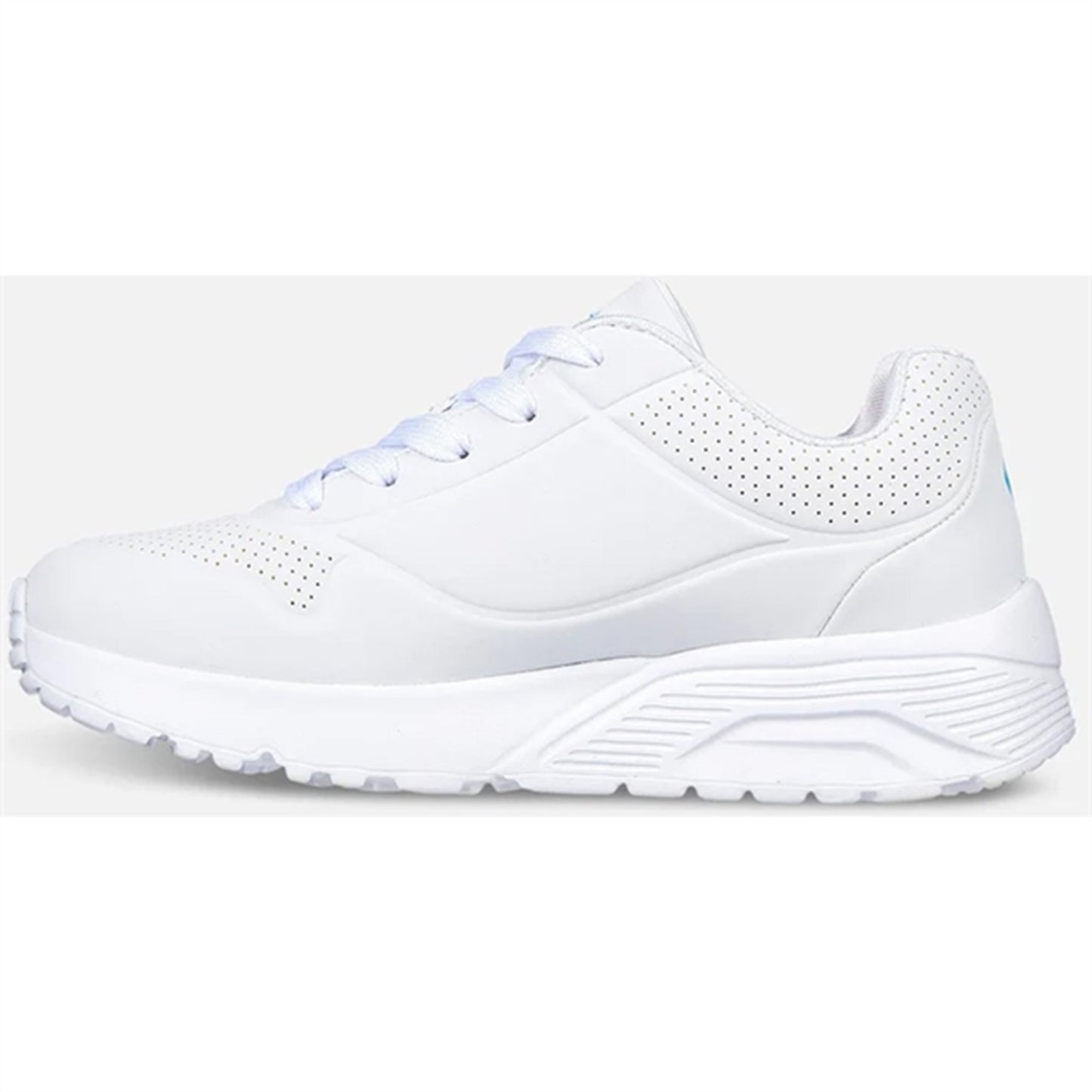 Skechers Girls Uno Sneakers Lite Spread The Love White Multicolor