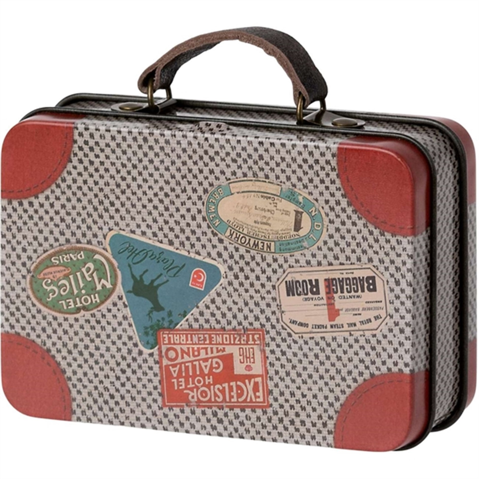 Maileg Suitcase Metal Grey 3