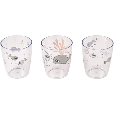 Done by Deer Yummi Mini Glass Sea Friends 3-pack Mustard