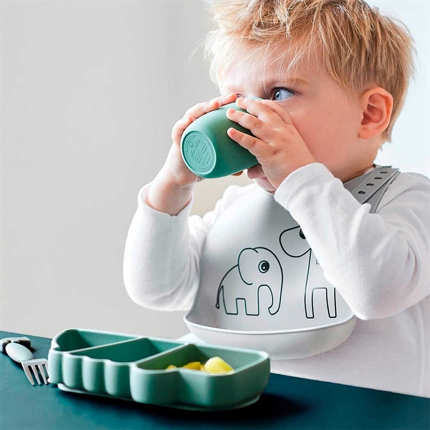 Done by Deer Silicone Mini Mug 3-pack Blue Mix