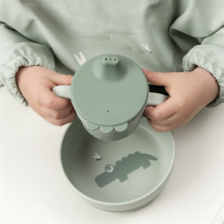 Done by Deer Foodie Spout Cup Happy Dots Green