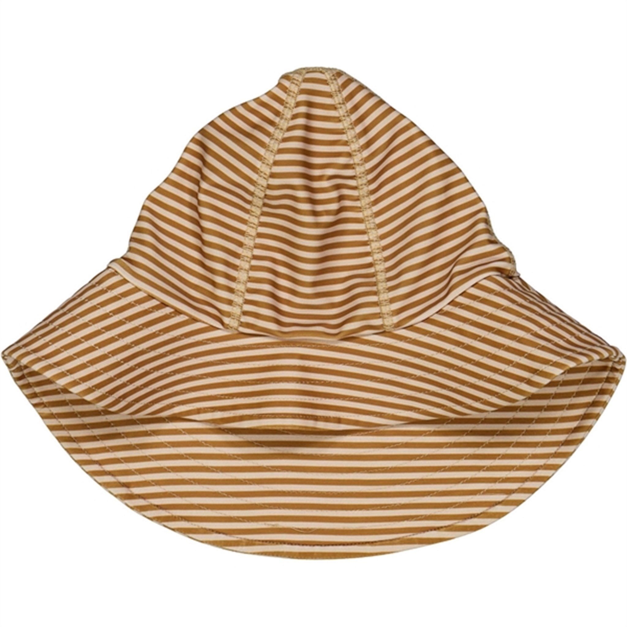 Wheat Golden Green Stripe UV Sun Hat