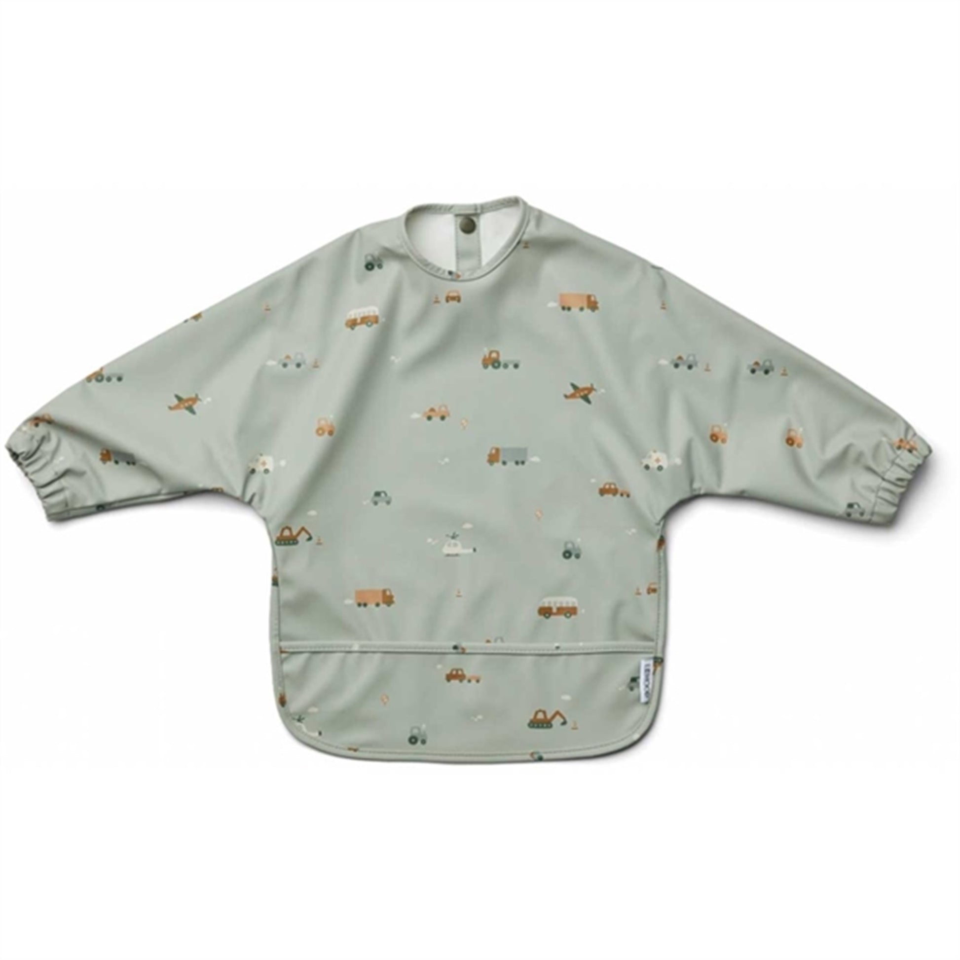 Liewood Merle Cape Bib Vehicles/Dove Blue Mix