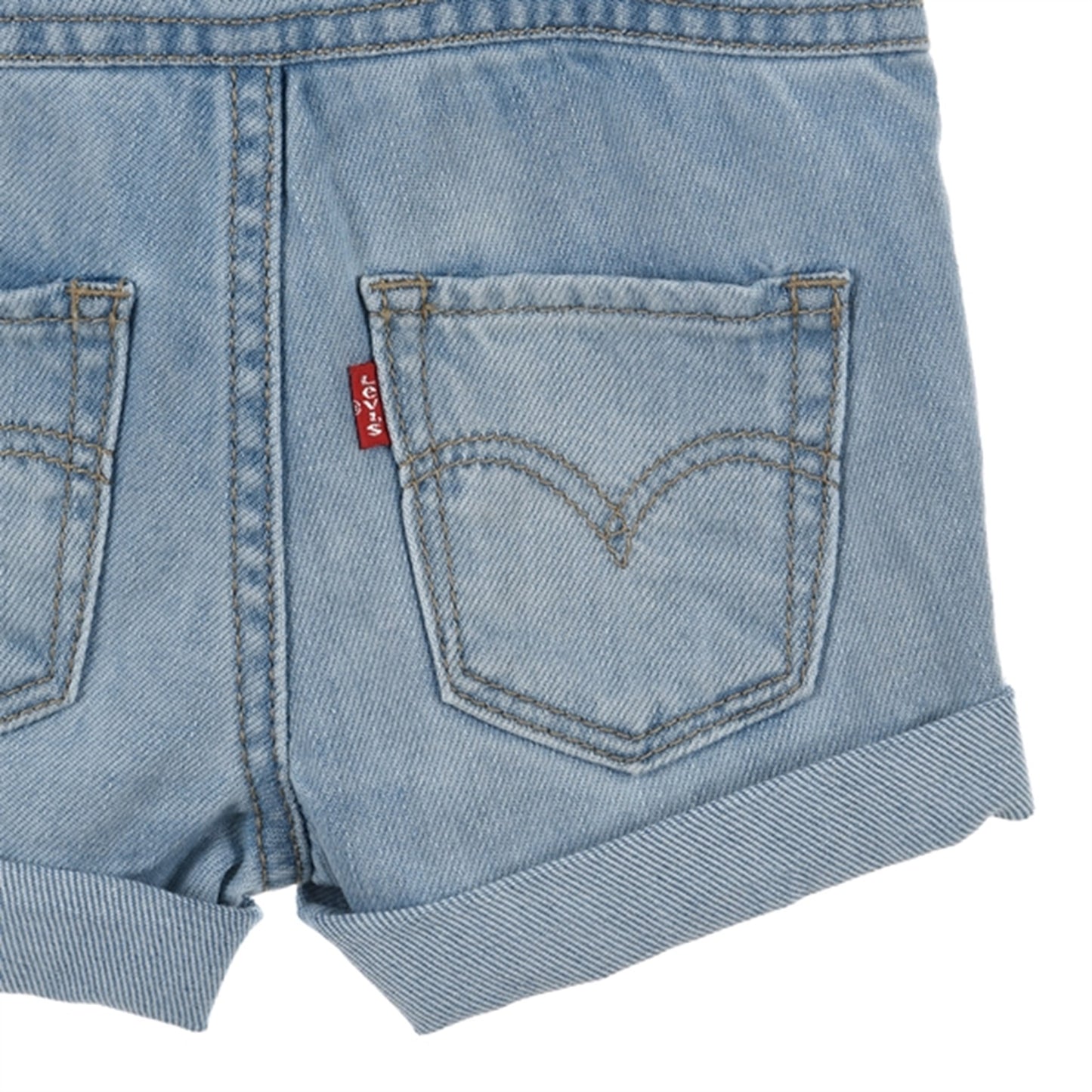 Levi's Knotted Strap Shortalls Blue