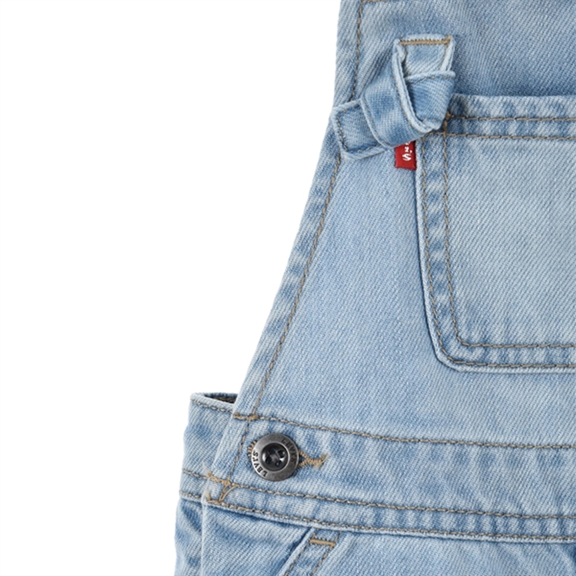 Levi's Knotted Strap Shortalls Blue