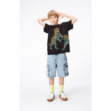 Molo Light Stone Denim Alvy Shorts