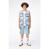 Molo Light Stone Denim Alvy Shorts