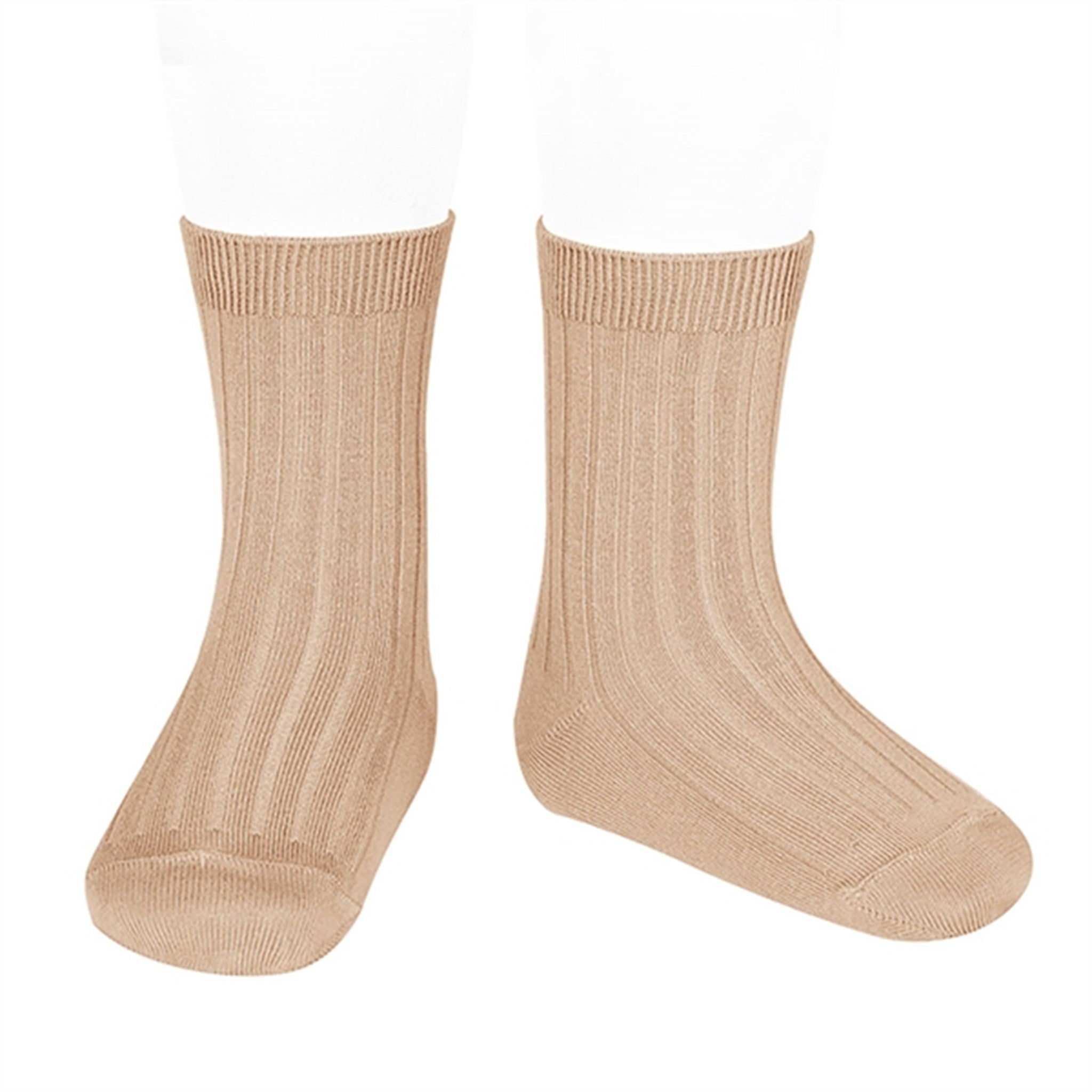 Cóndor Socks Basic Rib Nougat