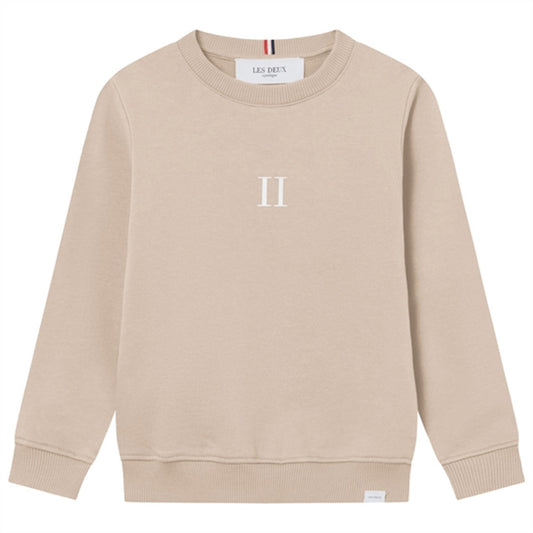 Les Deux Kids Dark Sand/White Mini Encore Sweatshirt