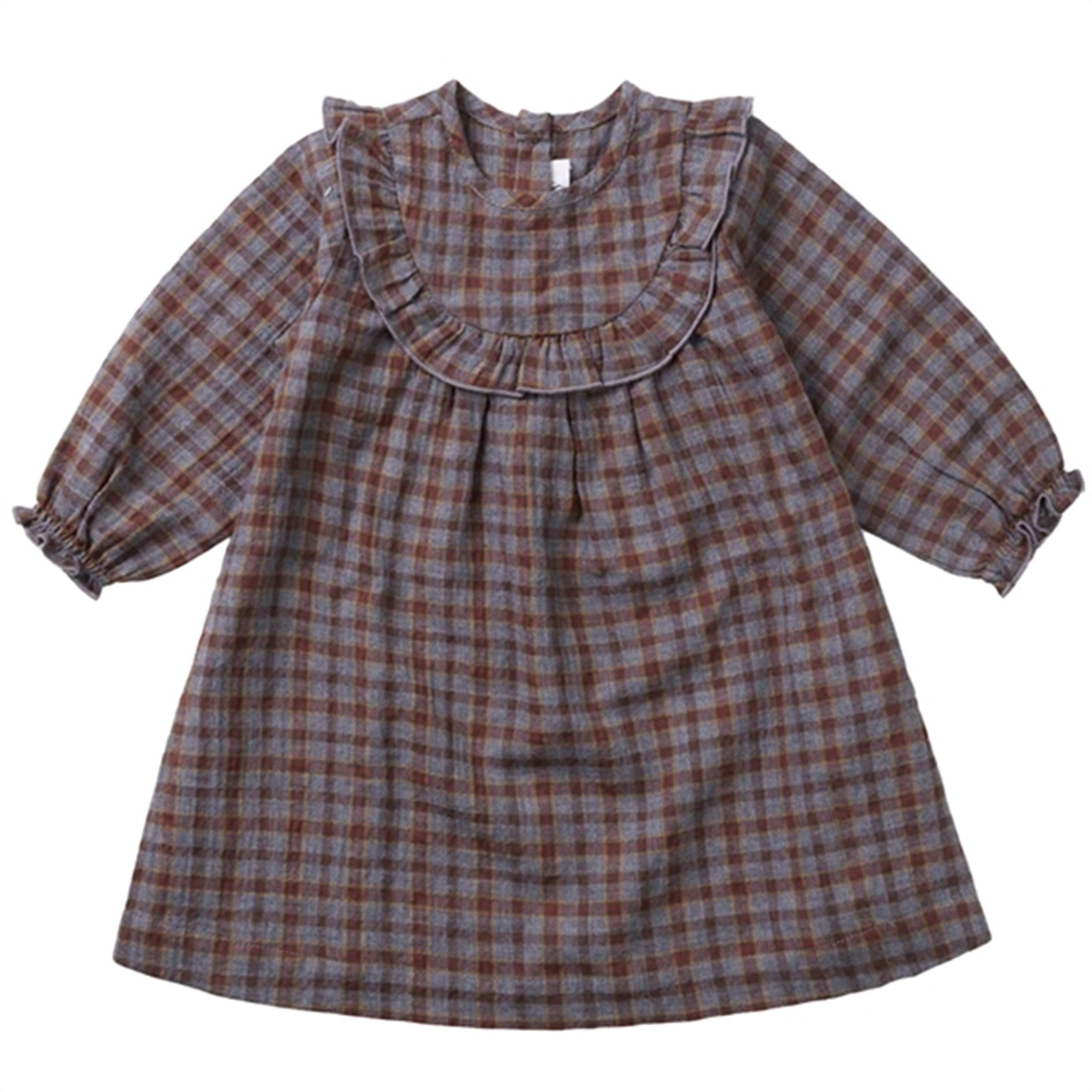 lalaby Grey Check Noey Dress