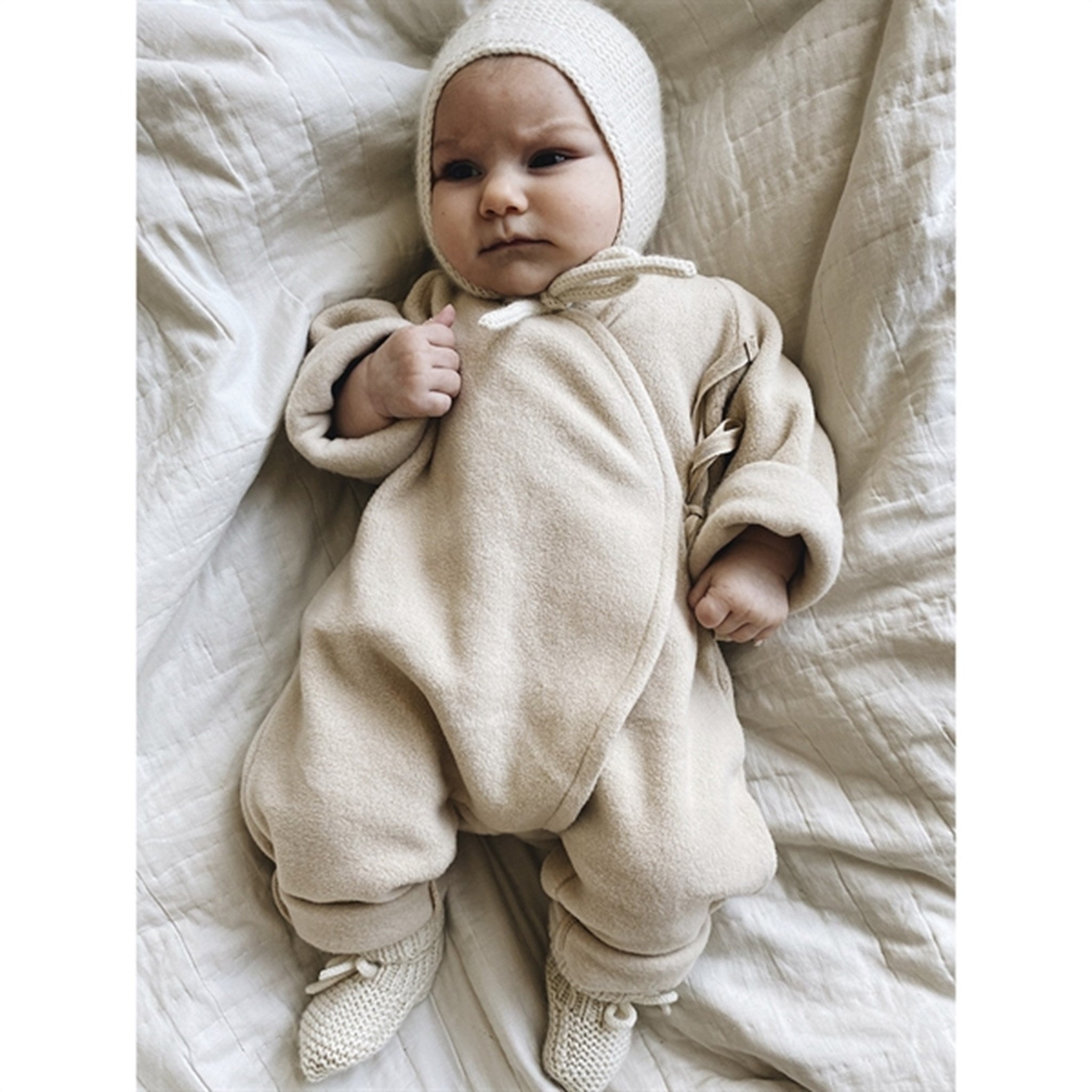 lalaby Ivory Memphis Fleece Suit 2