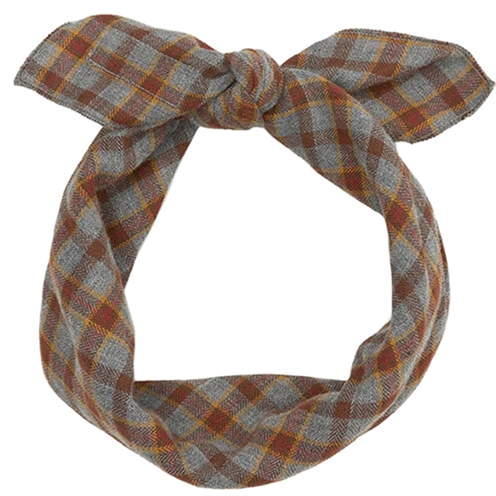 lalaby Grey Check Eddie Scarf