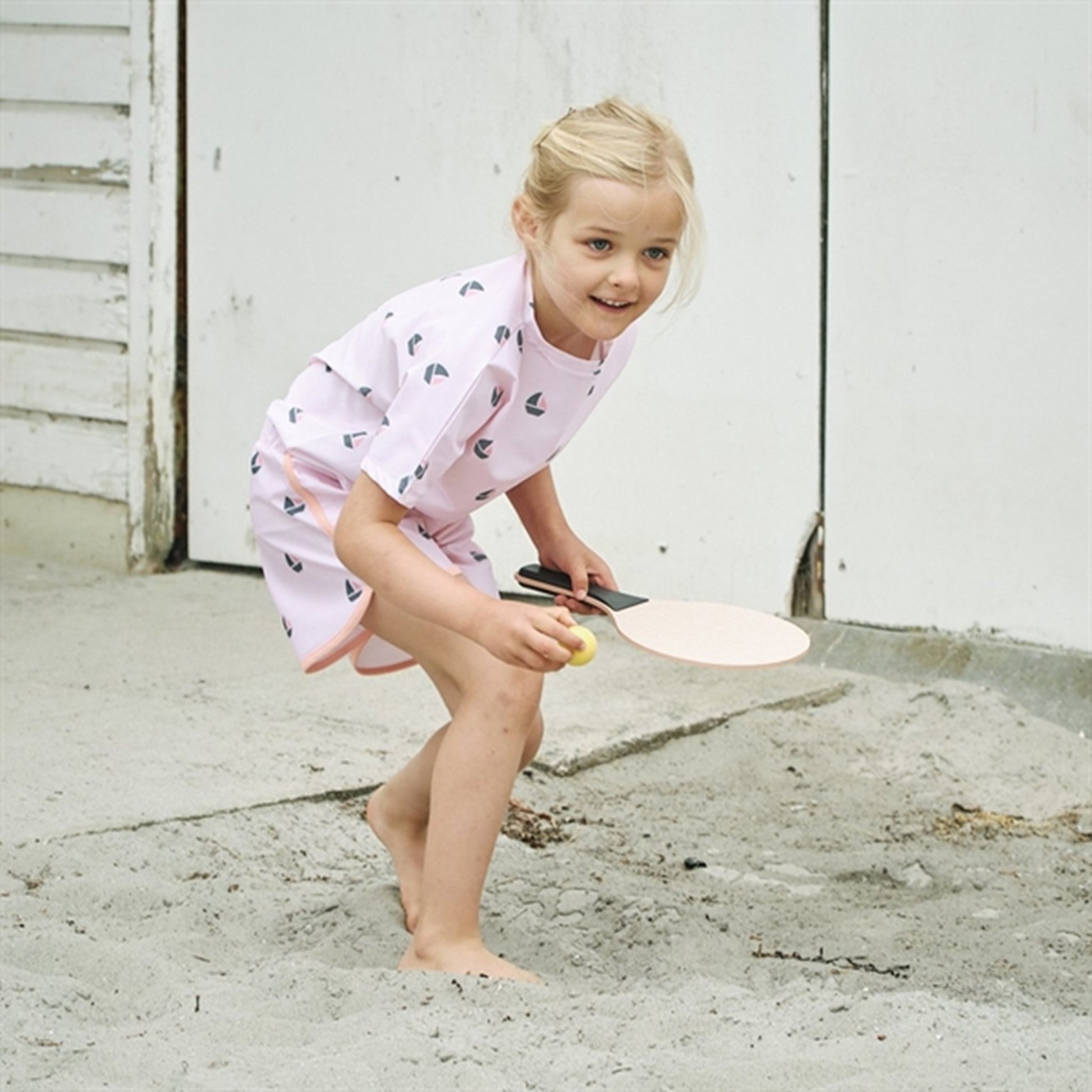 Petit Crabe Rose Boat Luna Swim Shirt