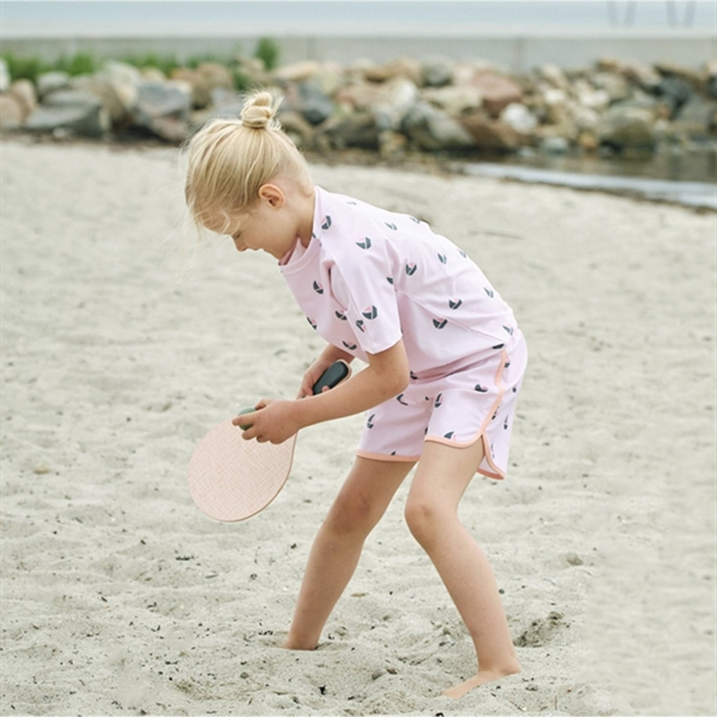 Petit Crabe Rose Boat Luna Swim Shirt
