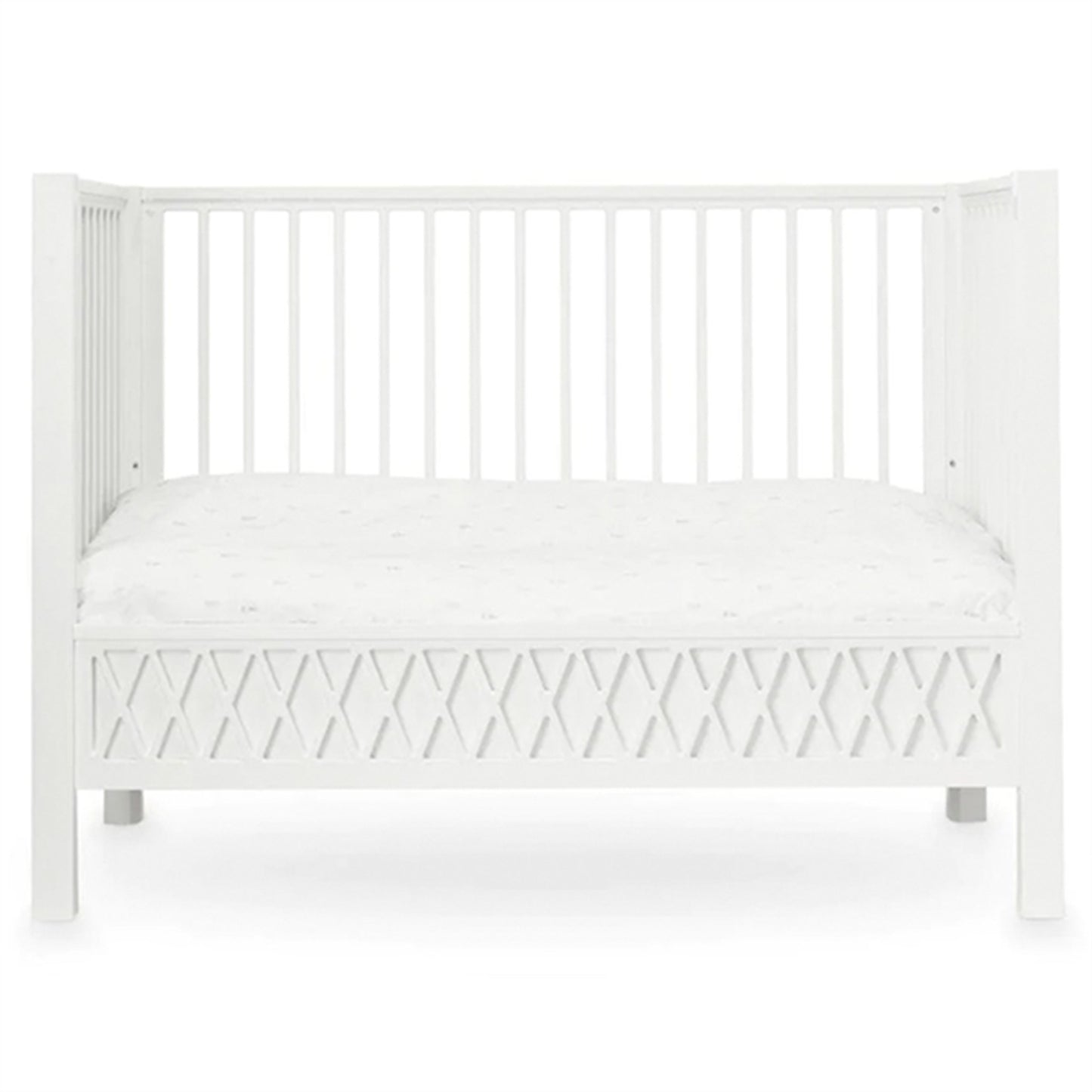Cam Cam Copenhagen Harlequin Baby Bed White 4
