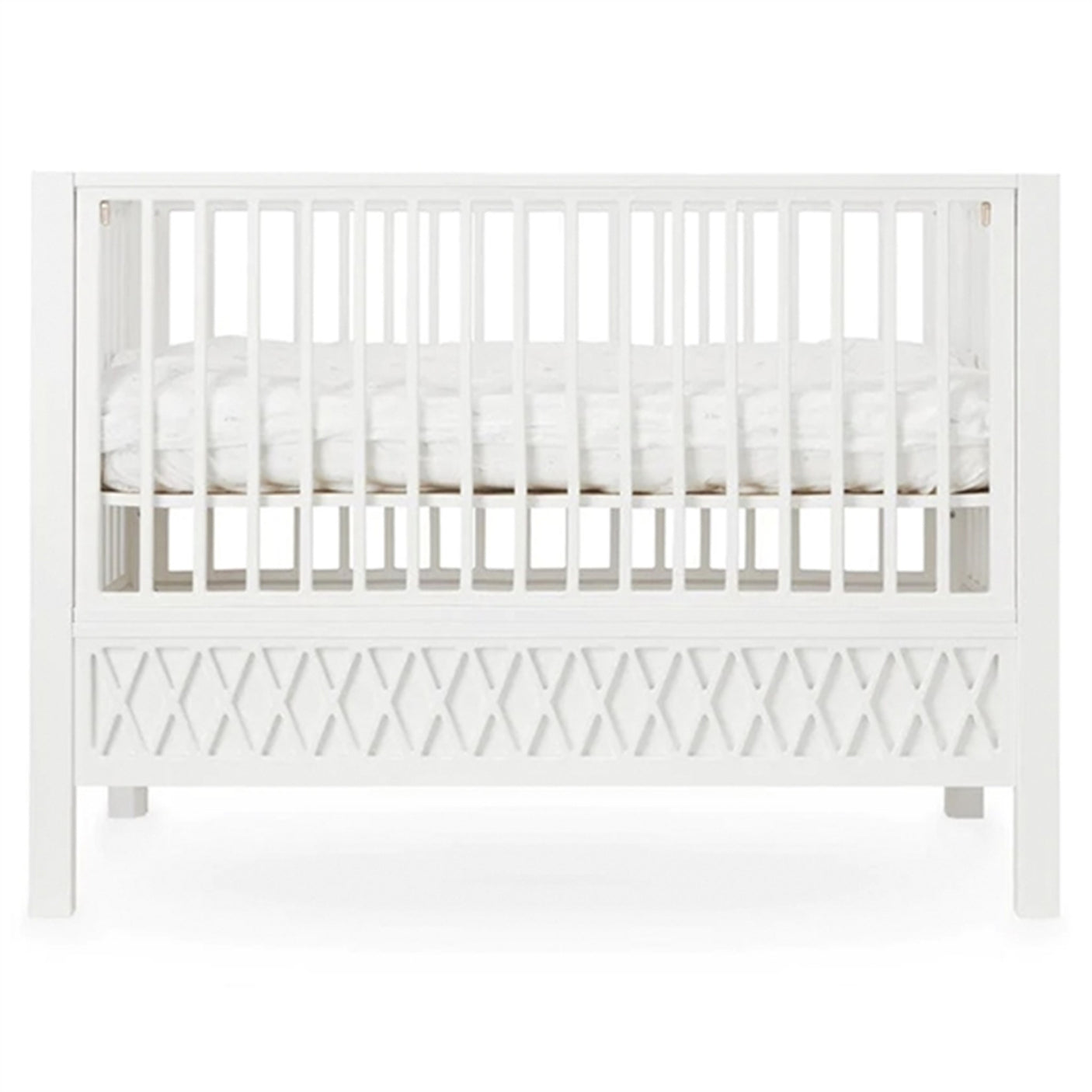 Cam Cam Copenhagen Harlequin Baby Bed White