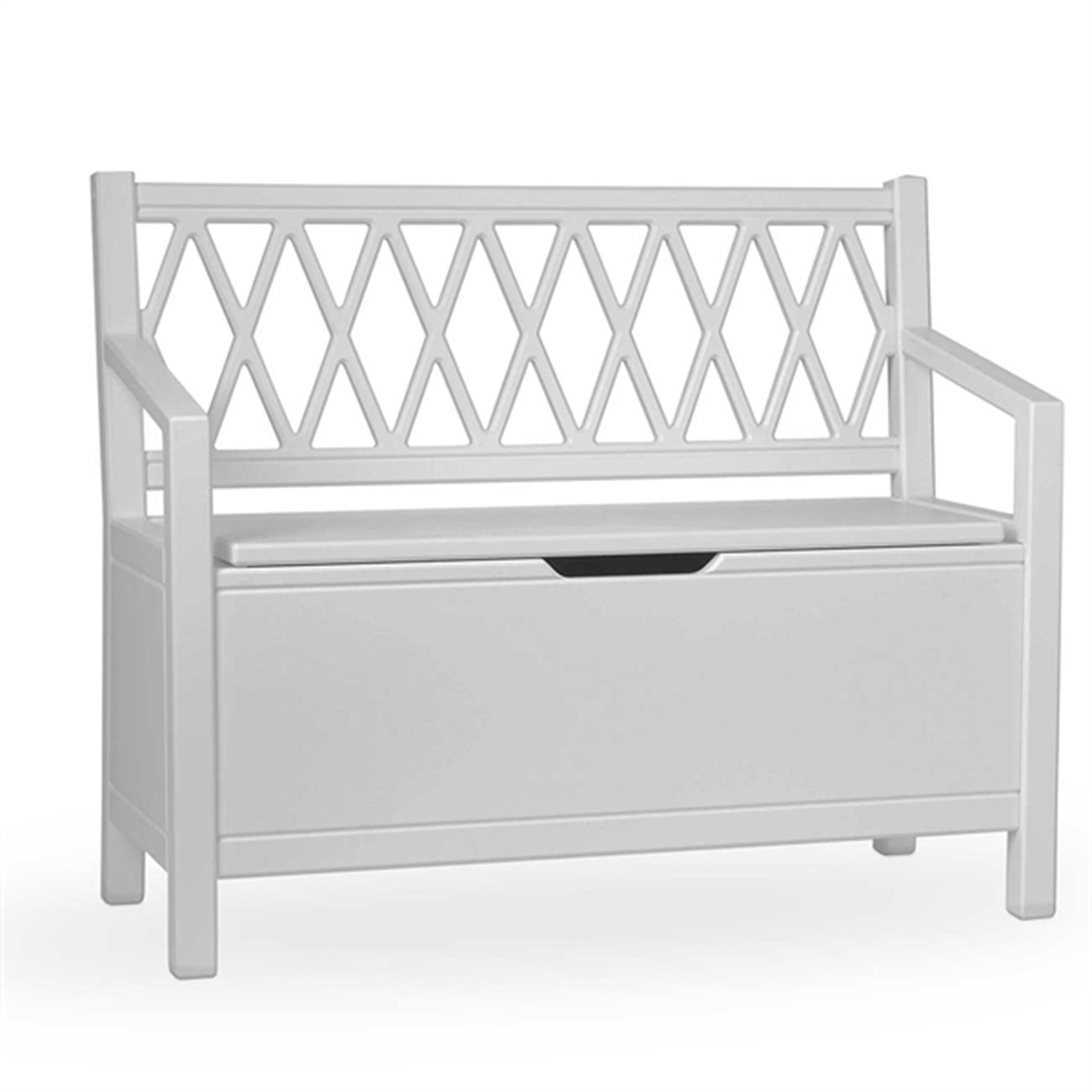 Cam Cam Copenhagen Harlequin Kids Storage Bench Classic Grey