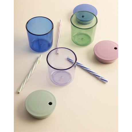 Design Letters Eco Straw Lid Green