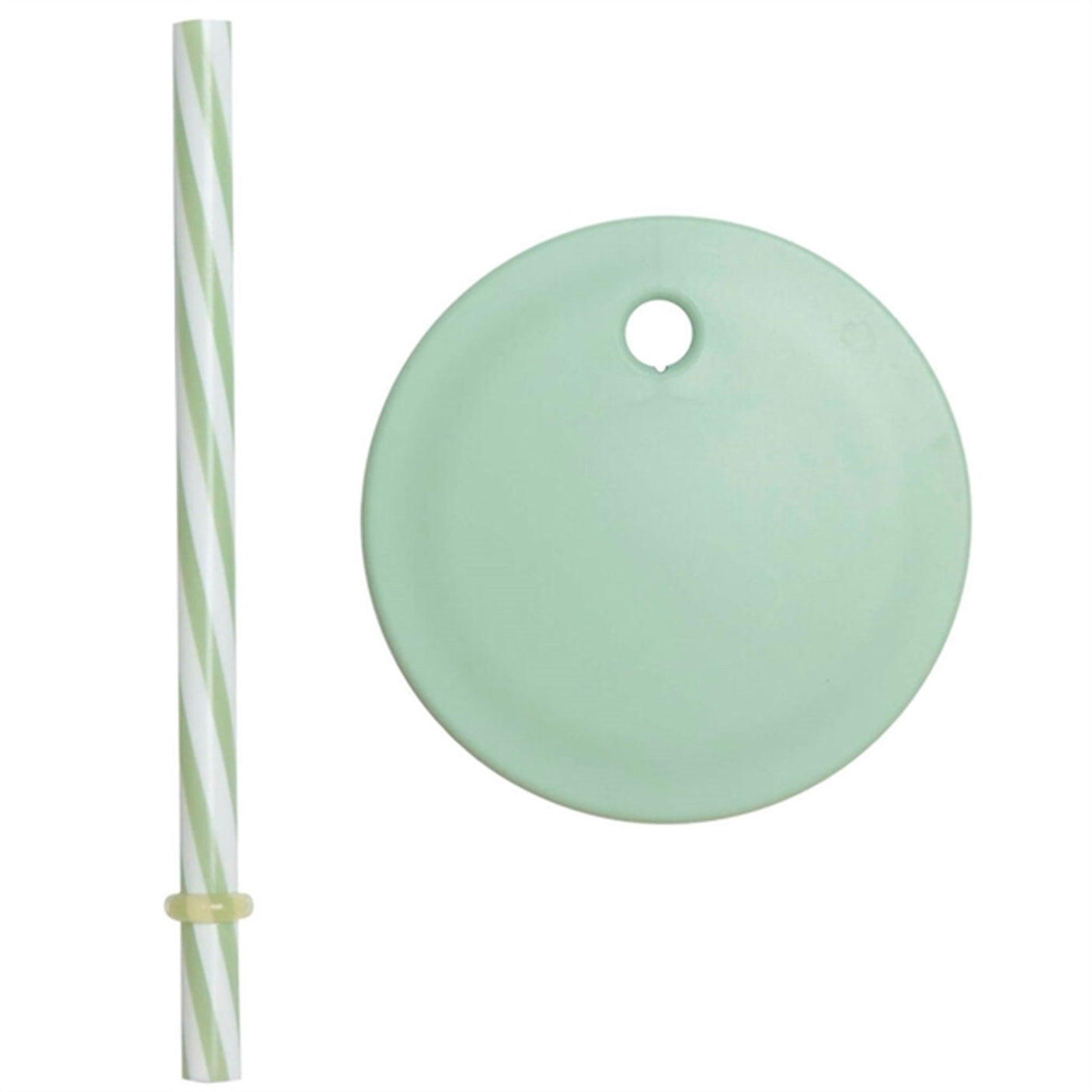 Design Letters Eco Straw Lid Green