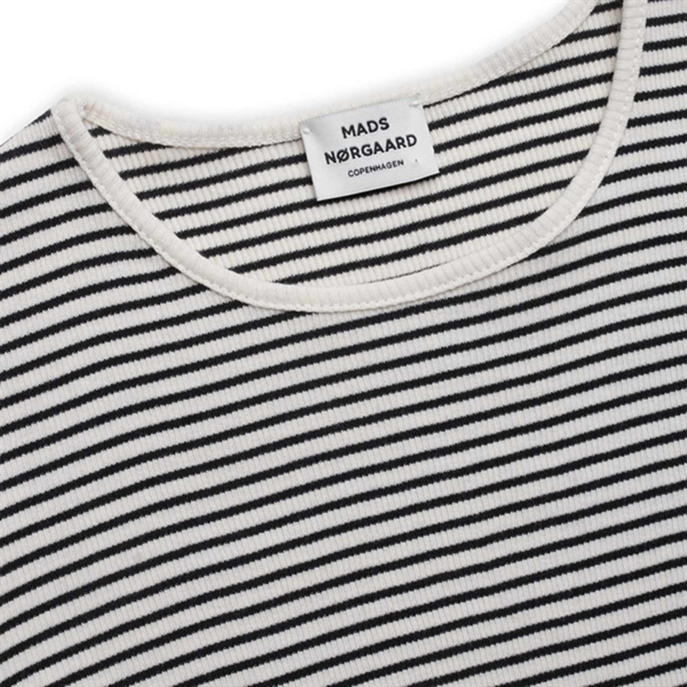 Mads Nørgaard 2x2 Stripe Daisina Delta Robina Blue/Sunny Lime Dress 3