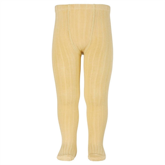 Cóndor Tights Rib Banana