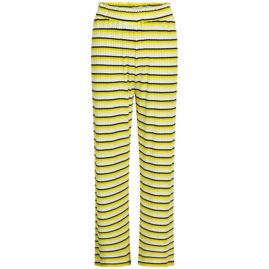 Mads Nørgaard Stripe Papina Pants Stripe Snowwhite