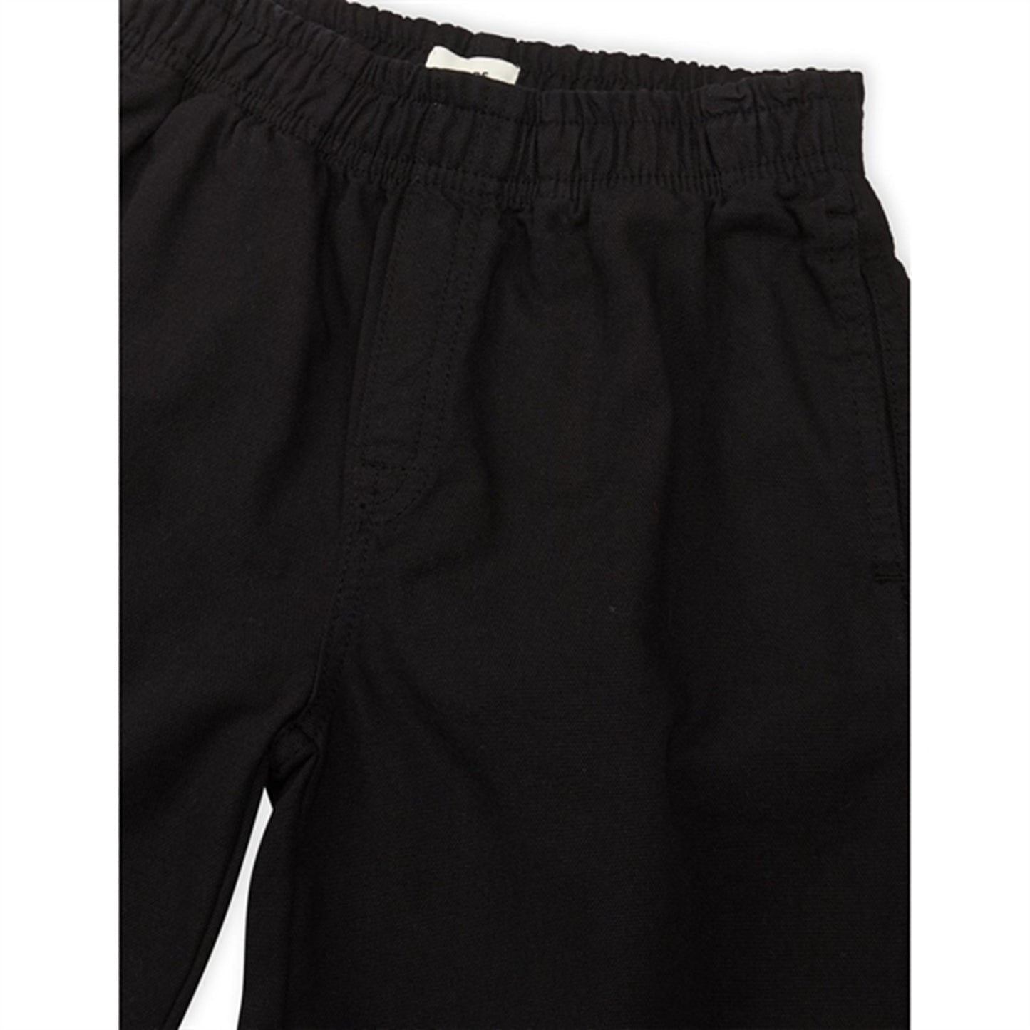 Mads Nørgaard Dyed Canvas Seano Shorts Black