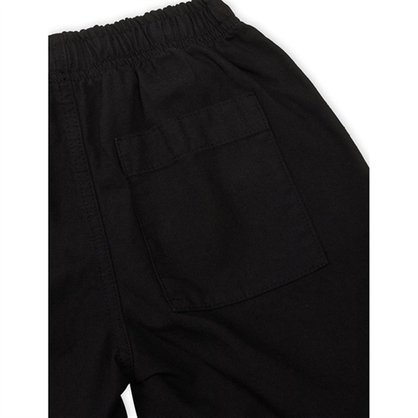 Mads Nørgaard Dyed Canvas Seano Shorts Black