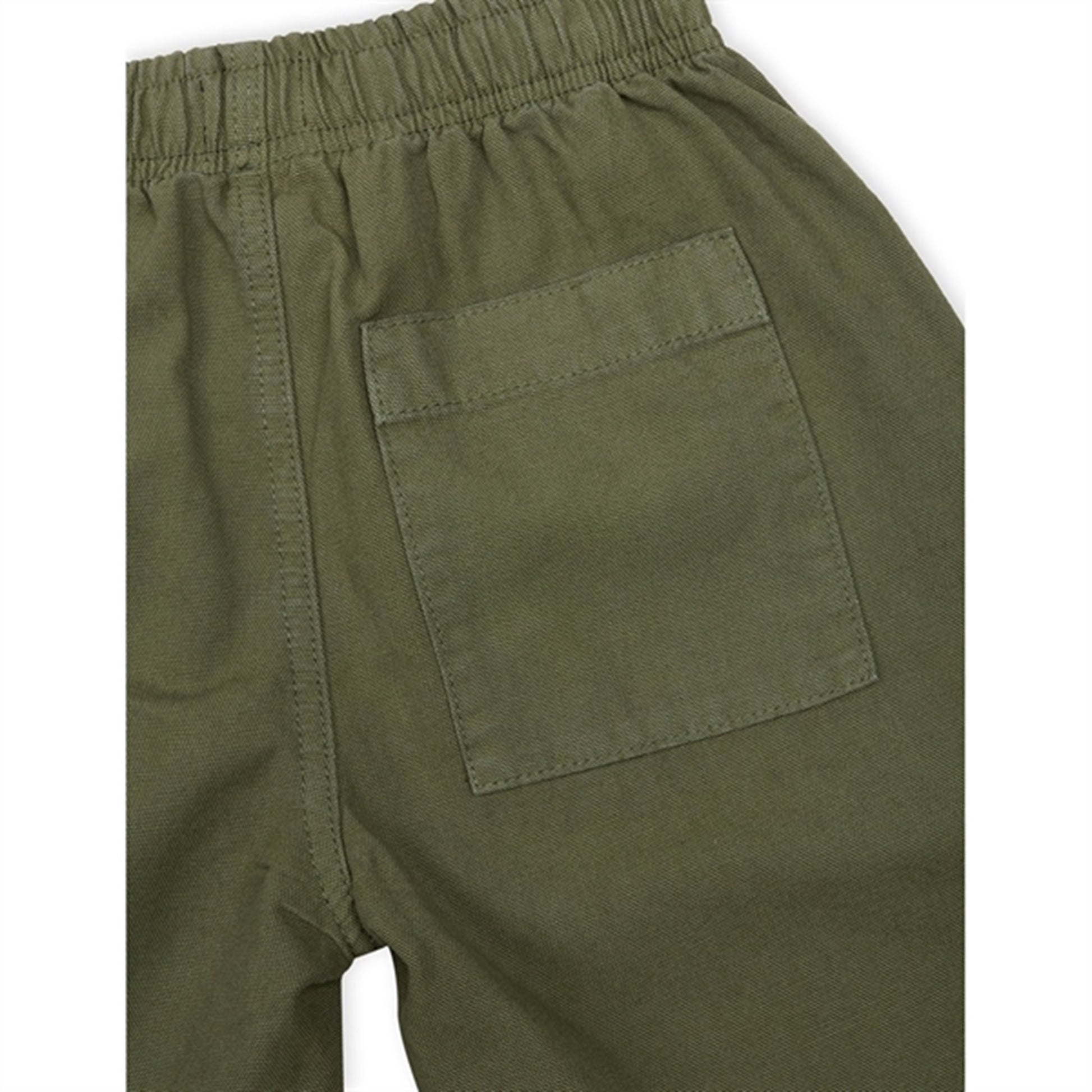 Mads Nørgaard Dyed Canvas Seano Shorts Olivine