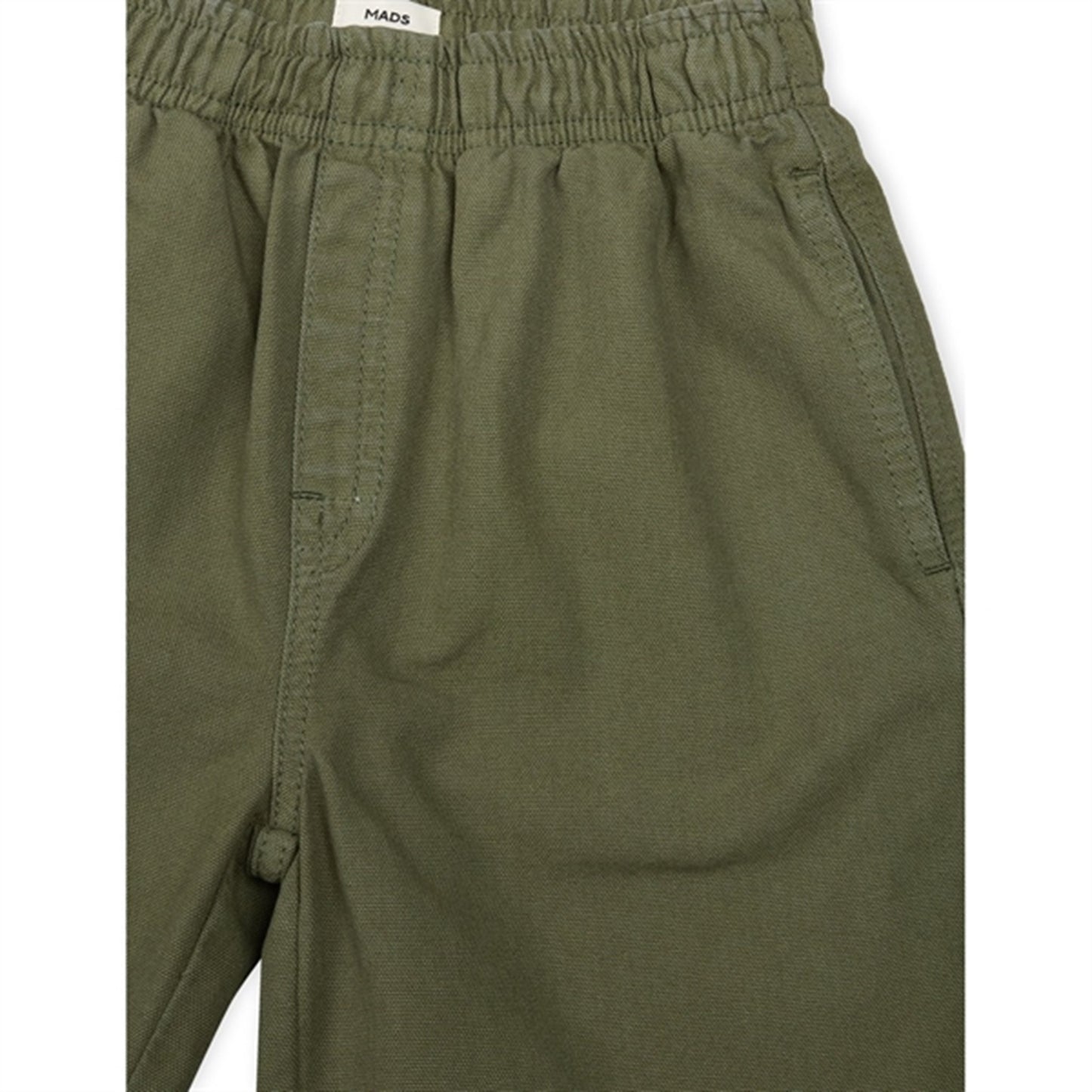 Mads Nørgaard Dyed Canvas Seano Shorts Olivine
