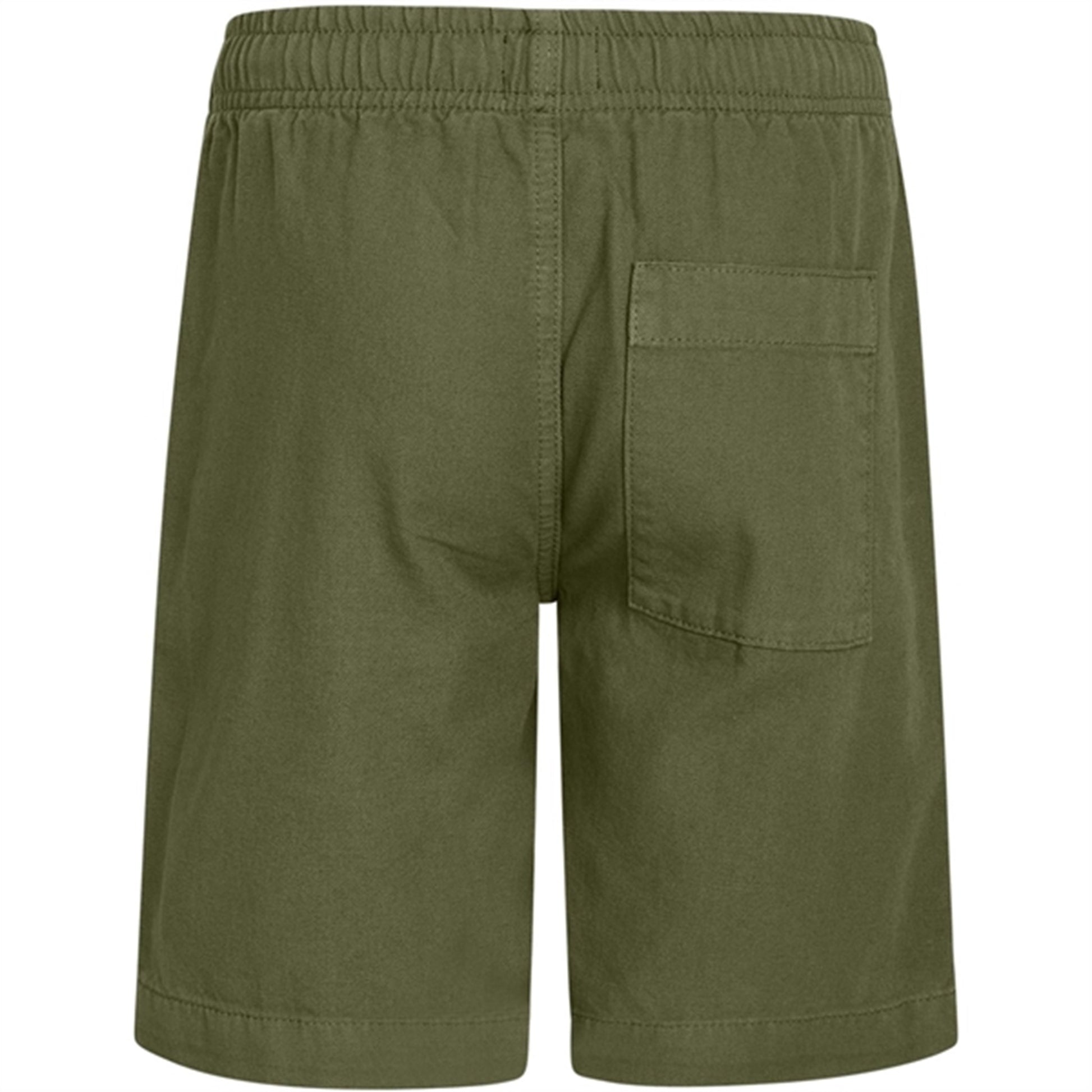 Mads Nørgaard Dyed Canvas Seano Shorts Olivine