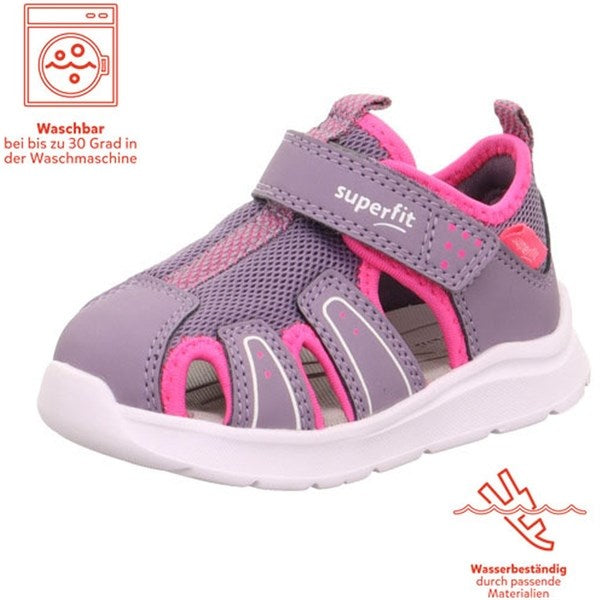 Superfit Wave Sandaler Lila/Pink