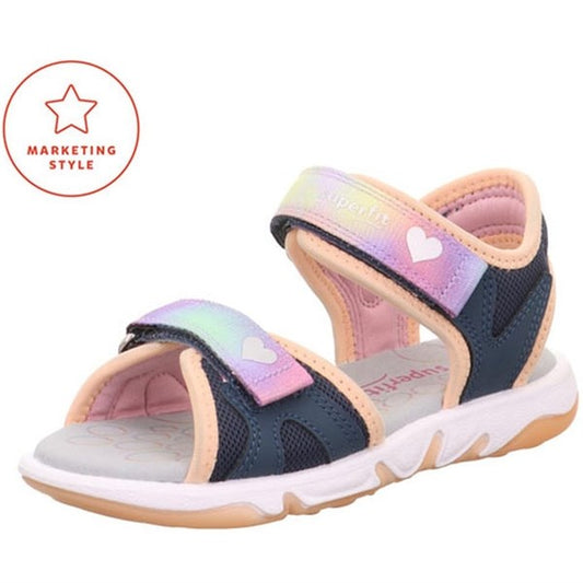 Superfit Pebbles Sandals Blue/Orange