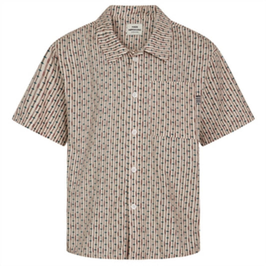 Mads Nørgaard AOP Poplin Skully Shirt Rainy Day