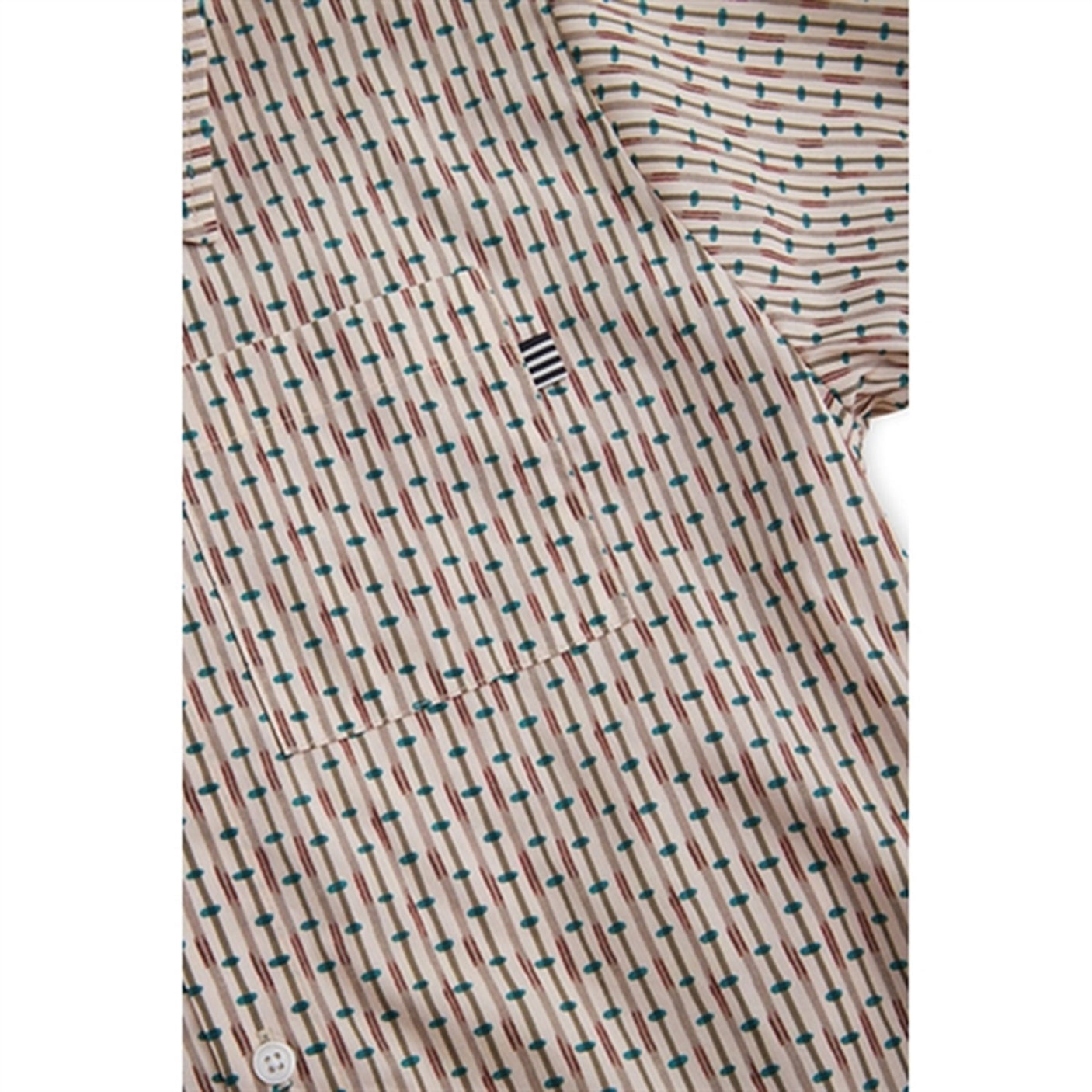 Mads Nørgaard AOP Poplin Skully Shirt Rainy Day