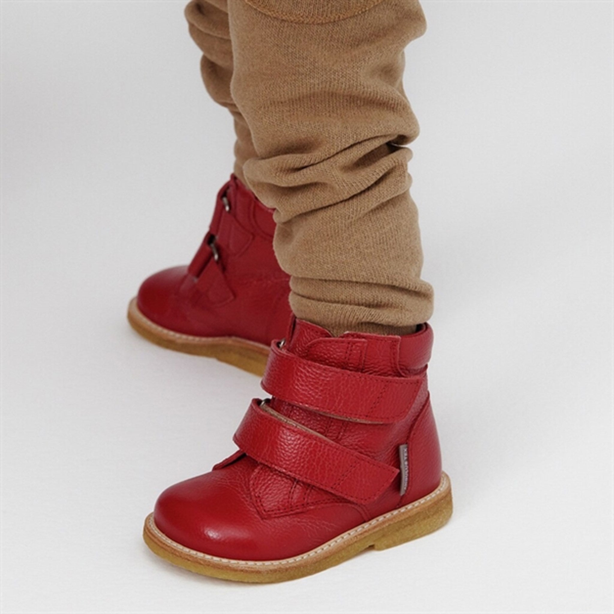 Angulus Beginner Tex Boots w. Velcro Dark Red 2025-101-2568 5