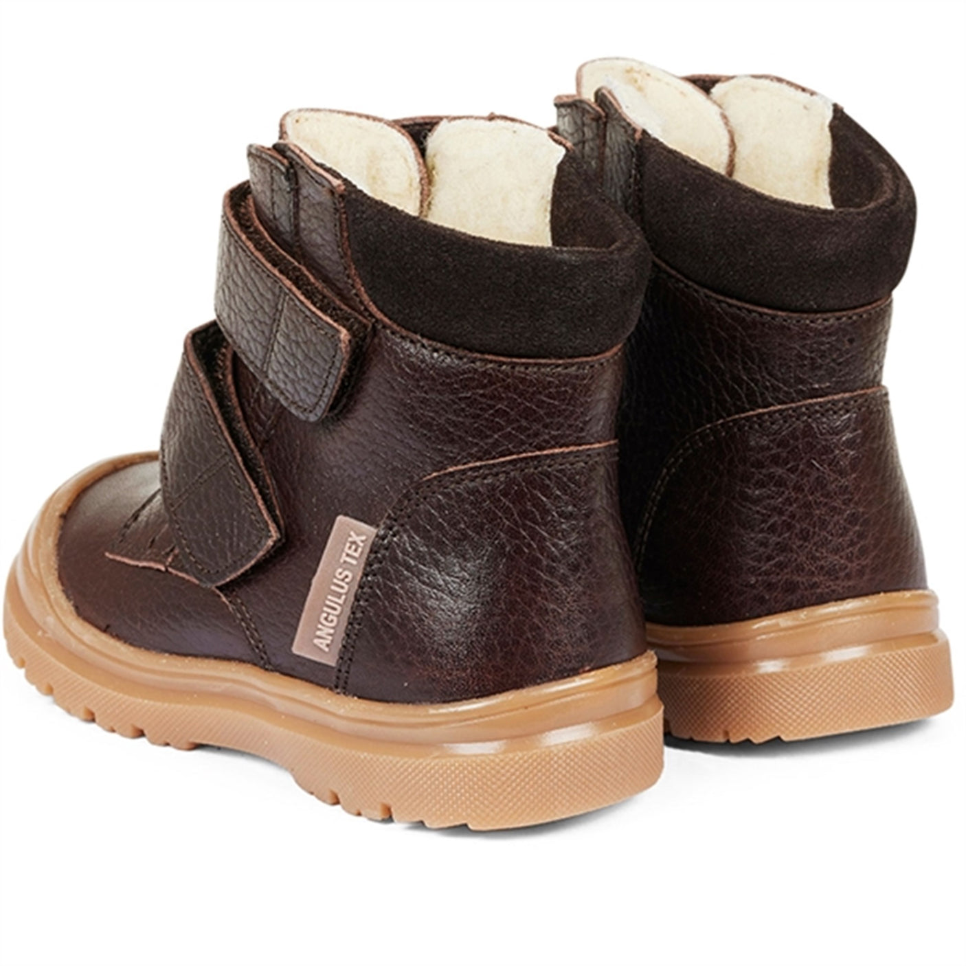 Angulus Starter Tex Boots With Velcro Dark Brown/Dark Brown