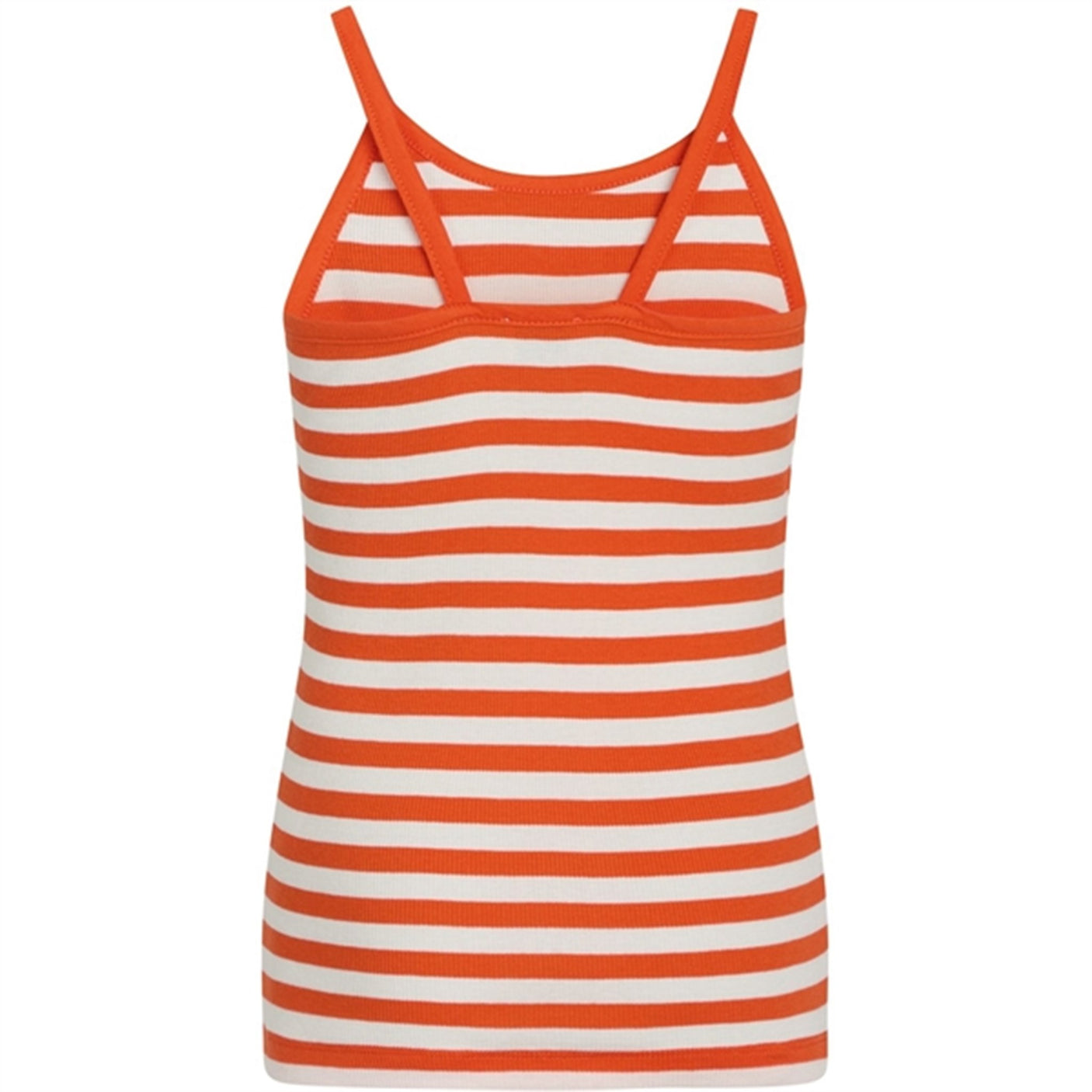 Mads Nørgaard 2x2 Cotton Stripe Trilina Top Puffin's Bill/Cloud Dancer