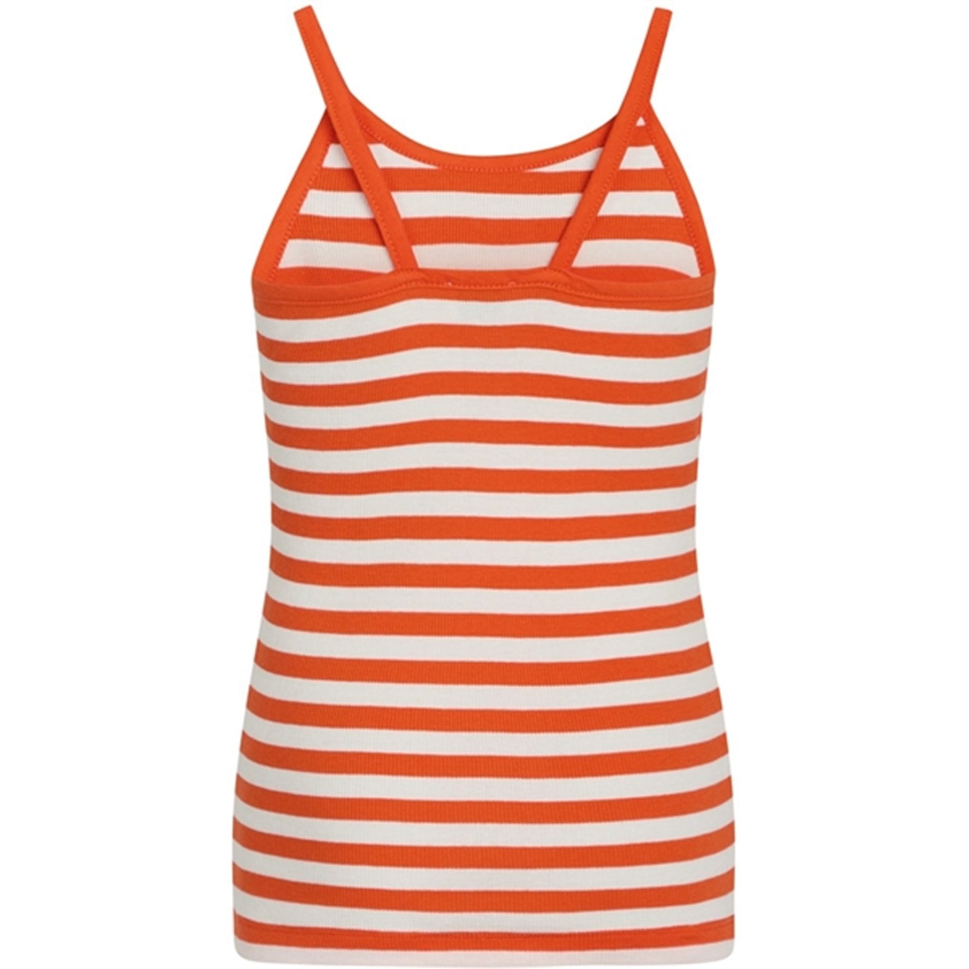 Mads Nørgaard 2x2 Cotton Stripe Trilina Top Puffin's Bill/Cloud Dancer