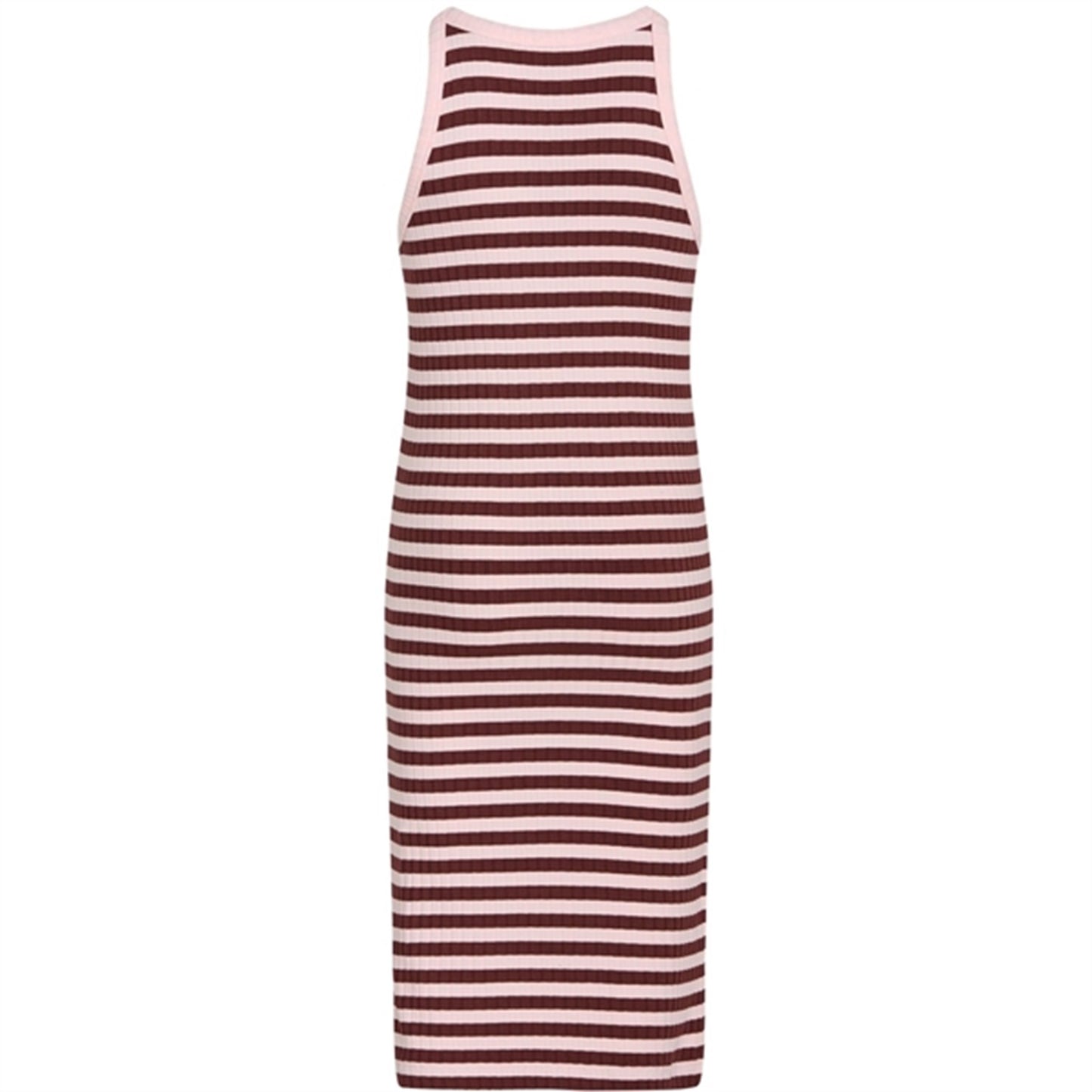 Mads Nørgaard 5x5 Classic Stripe Carnile Dress Blushing Bride/Hot Chocolate