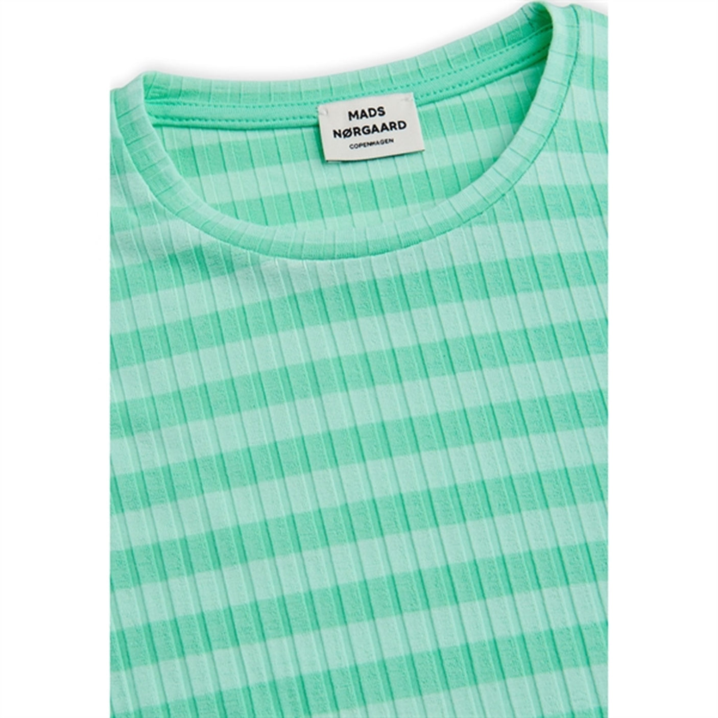 Mads Nørgaard 5x5 Stripe Dubina Dress Stripe/Cabbage