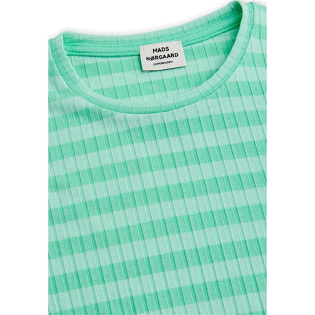 Mads Nørgaard 5x5 Stripe Dubina Dress Stripe/Cabbage