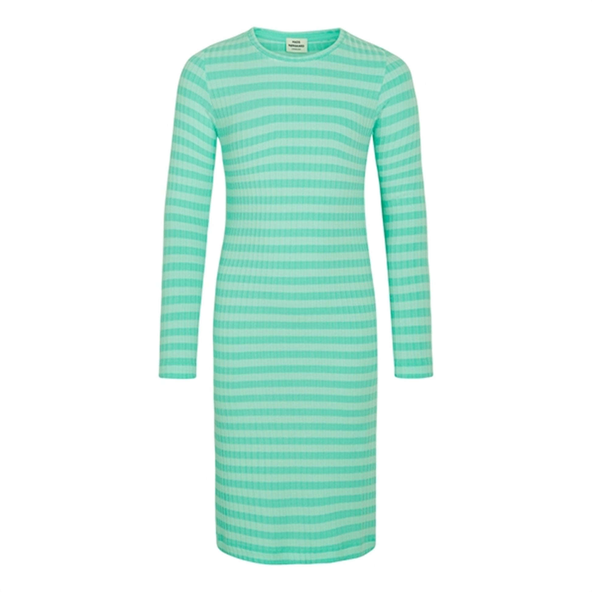 Mads Nørgaard 5x5 Stripe Dubina Dress Stripe/Cabbage