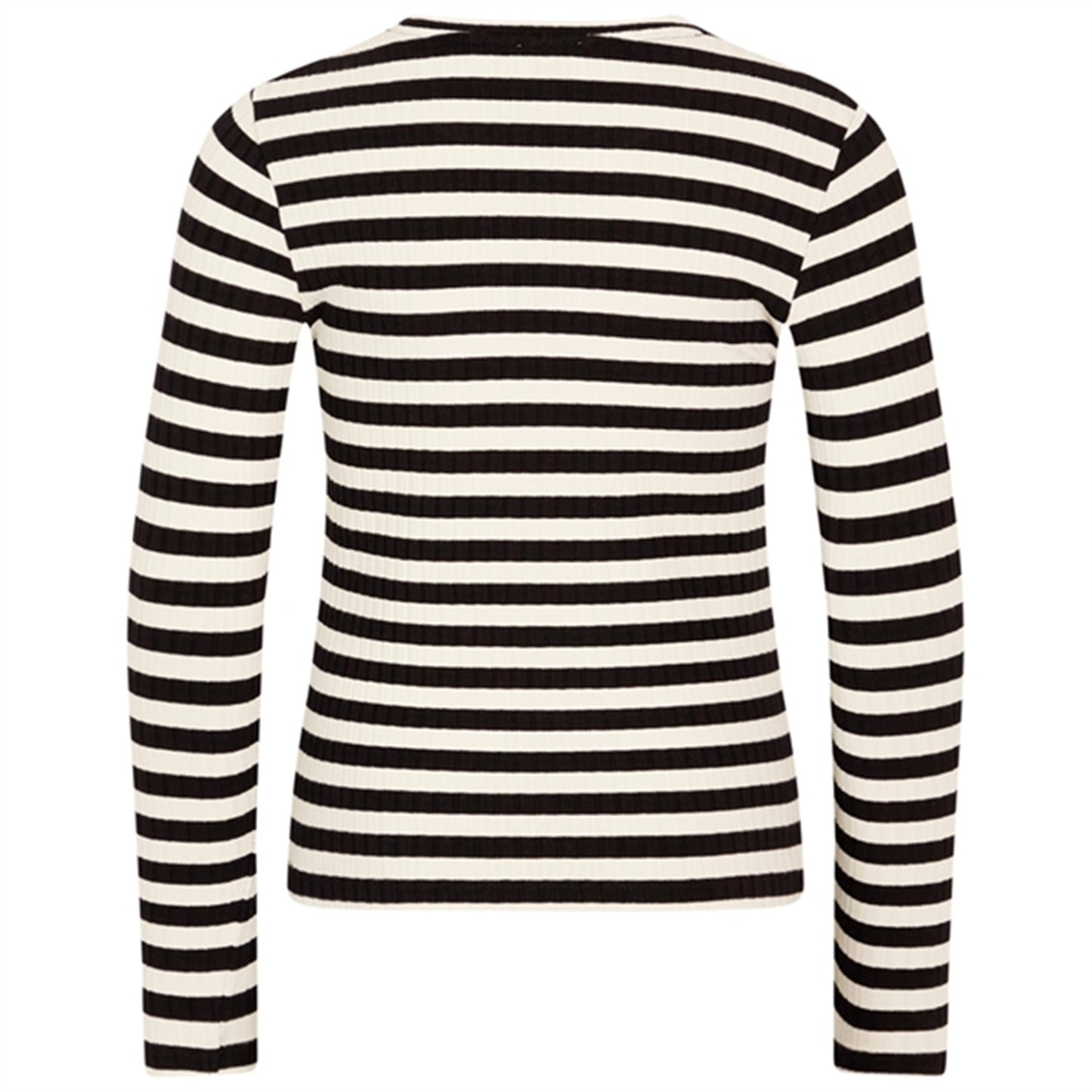 Mads Nørgaard 5x5 Classic Stripe Talika Blouse Black/Vanilla Ice